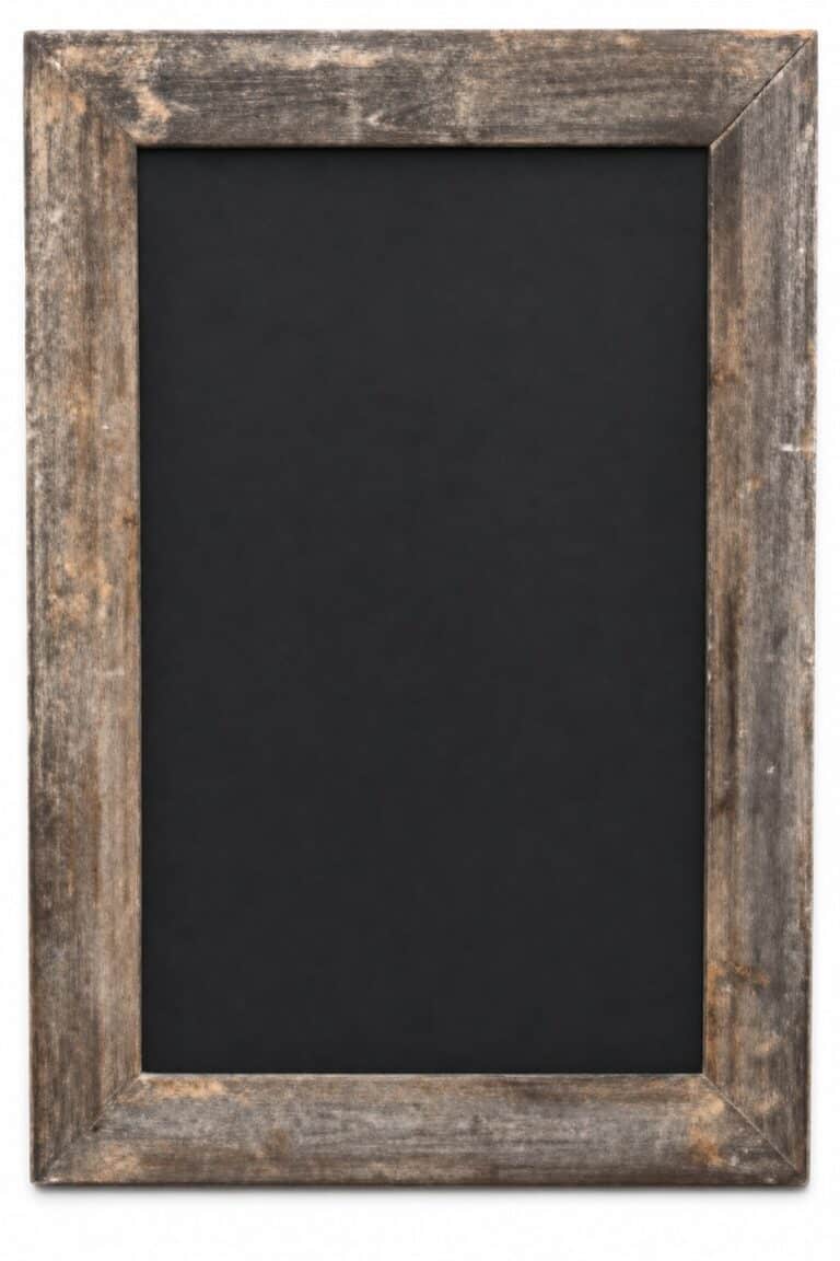 Chalkboard Brown Wood Frame rental — Creative Events & Rentals, Fort Myers FL