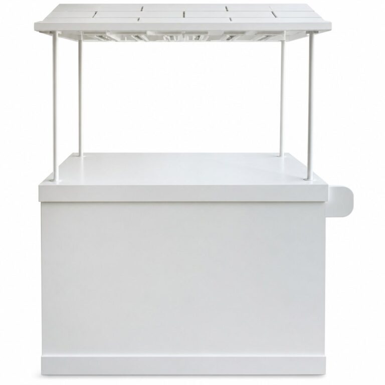 Champagne Cart White rental — Creative Events & Rentals, Fort Myers FL