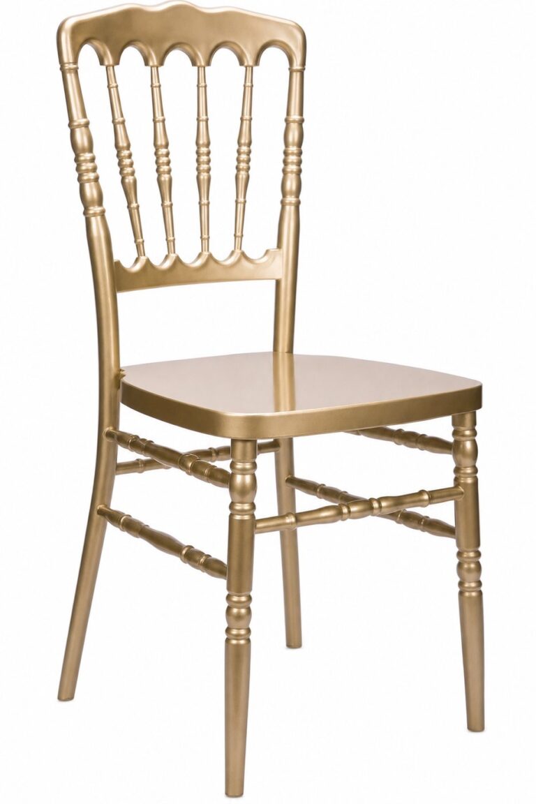 Gold Napoleon Chair rental — Creative Events & Rentals, Fort Myers FL