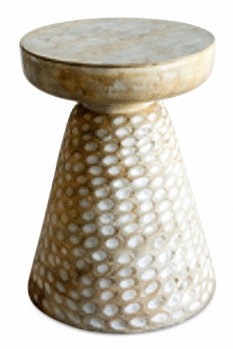 Hammered Whitewash Table rental — Creative Events & Rentals, Fort Myers FL