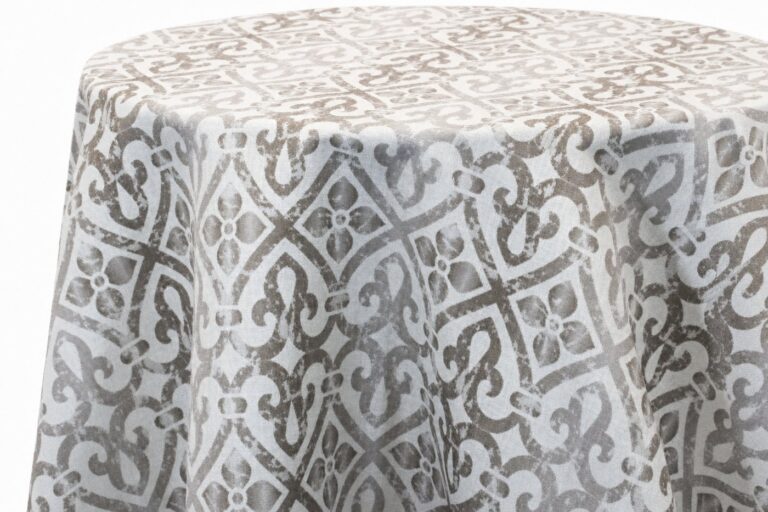 Linen Print Damask Premium rental — Creative Events & Rentals, Fort Myers FL