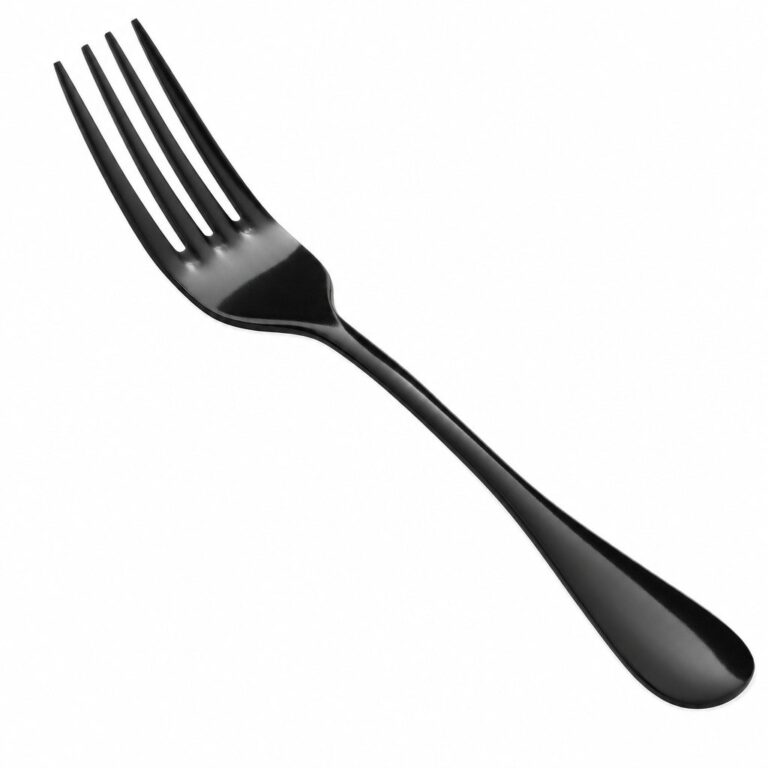 Matte Black Salad Fork rental — Creative Events & Rentals, Fort Myers FL