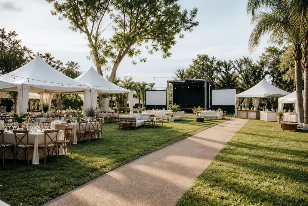 Community Event event setup