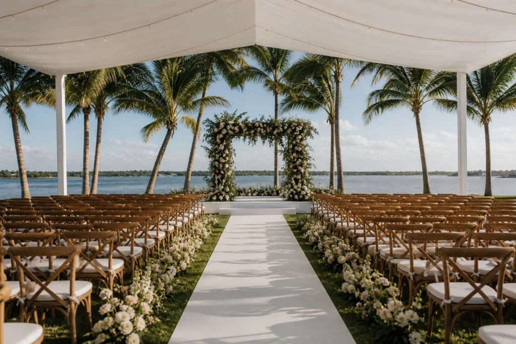 Aisle, Altar And Guest Sightlines event setup