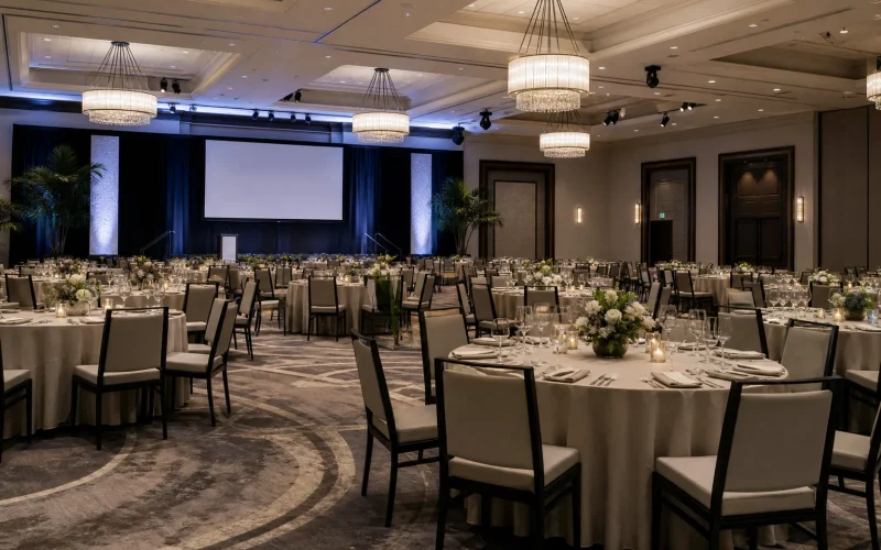 Corporate Dinner event setup