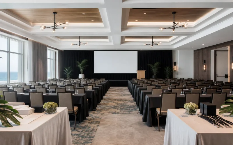 Meeting Or Keynote Layouts event setup