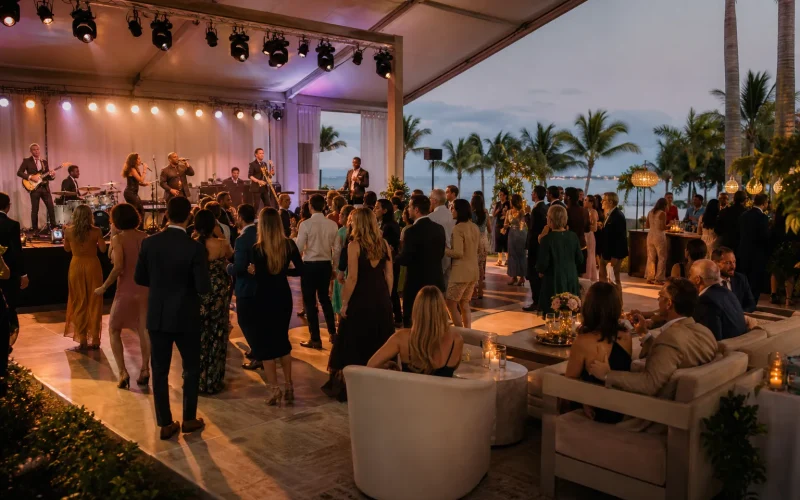Entertainment And Guest Energy event setup