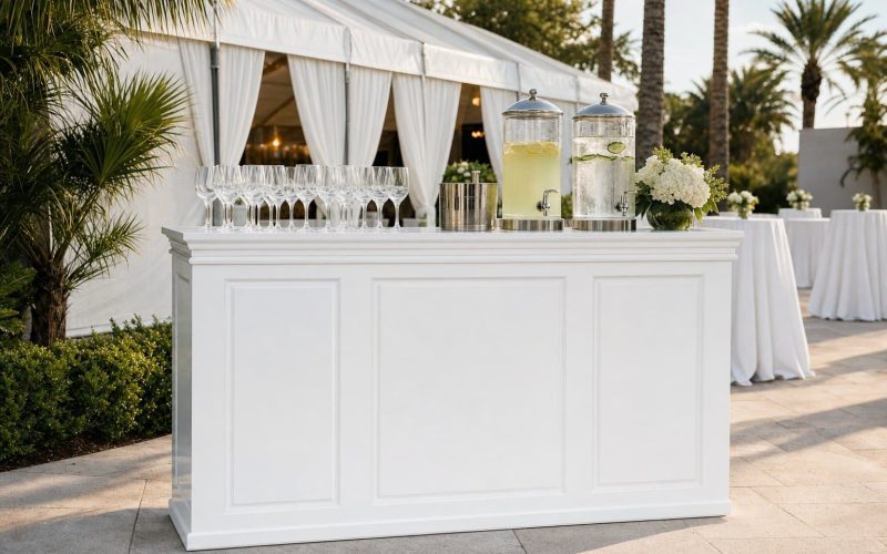 Portable Bar at a Corporate Reception — Creative Events & Rentals, Fort Myers FL