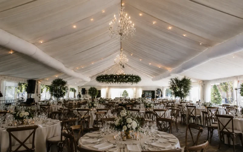 Ceilings, Climate And Lighting event setup